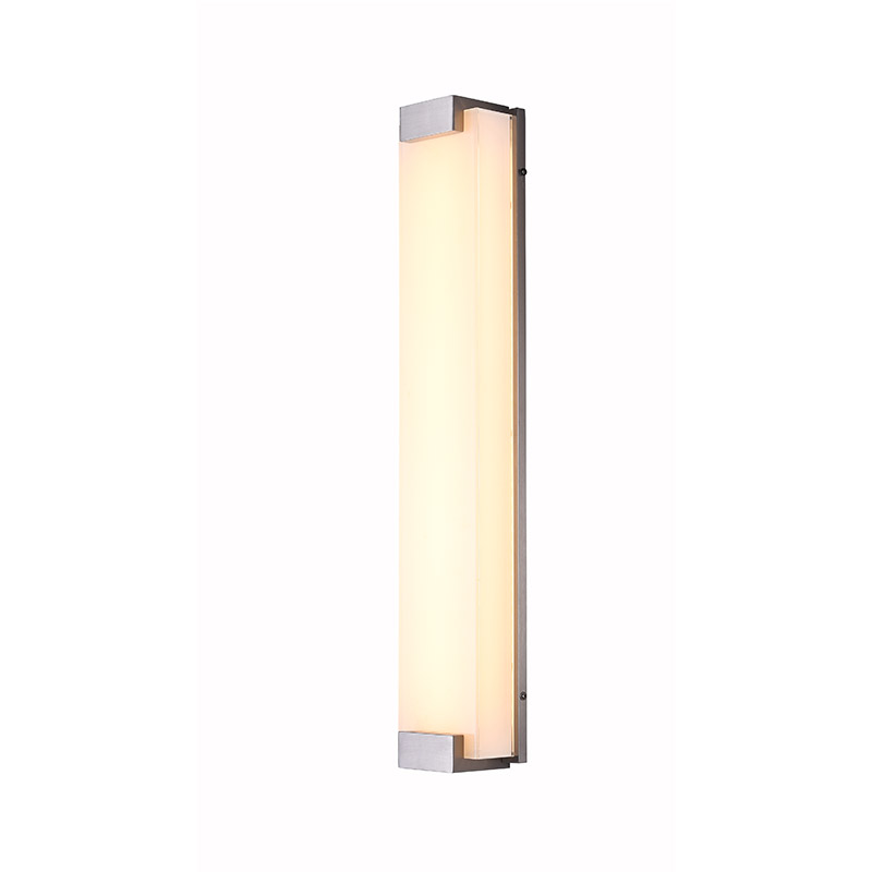 ETL Vanity light led   wall light square glass Brushed nickel finish